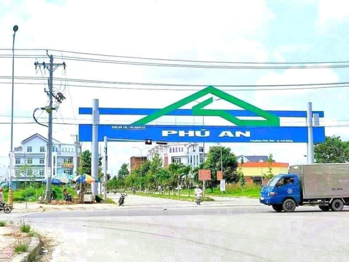 Bá.n cặp nền 180m,² đoạn ngoài đường đường B9, KDC Phú An, Cái Răng, Cần Thơ